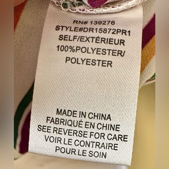 DR2 Women’s Size Medium Striped Button Down V-Neck Long Sleeve Shirt Dress - Picture 9 of 13